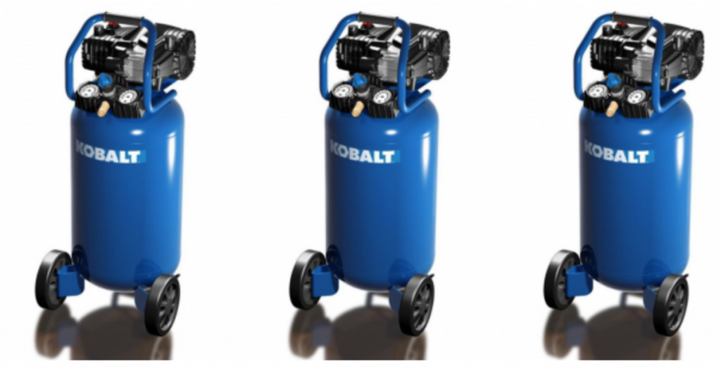 Kobalt 11-Gallon Portable Electric Vertical Air Compressor Just $99! (Reg. $179.00)