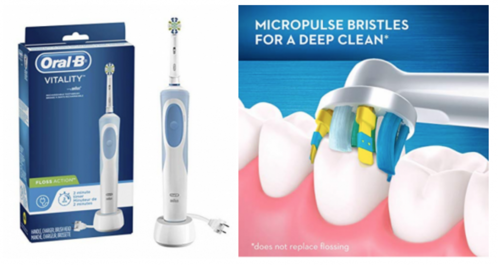 Oral-B Vitality FlossAction Rechargeable Toothbrush $16.99! (Reg. $27.99)