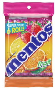 Mentos Chewy Mint Candy Roll, Fruit 6-Pack Just $3.19!