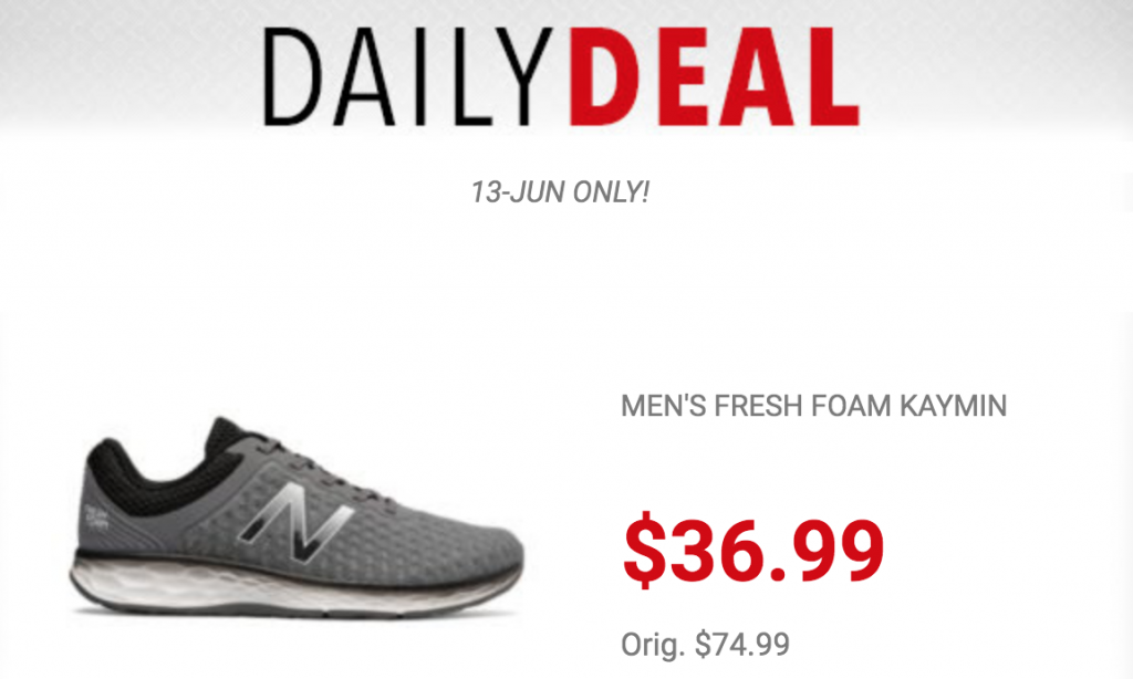 New Balance Men’s Fresh Foam Kaymin Running Shoes Just $36.99 Today Only! (Reg. $74.99)