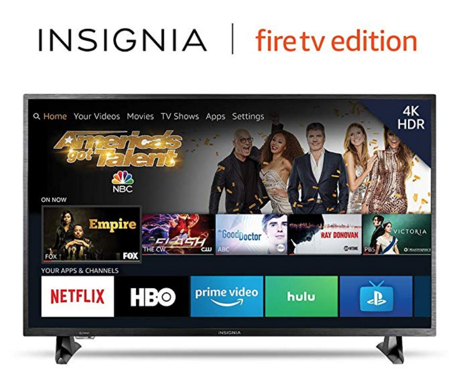 Insignia 43″ 4K Ultra HD Smart LED TV HDR – Fire TV Edition Just $199.99! (Reg. $300.00)