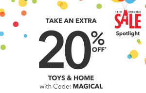 Shop Disney Twice Upon A Year Sale! Take 20% Off Toys & Home!