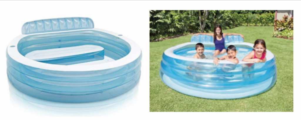 Intex Swim Center Inflatable Family Lounge Pool $23.99! (Reg. $49.99)