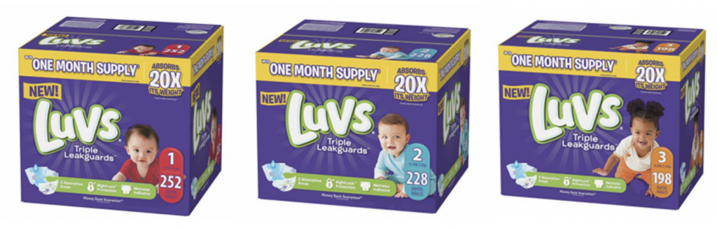 Luvs Ultra Leakguards Disposable Baby Diapers Size 1, 2, & 3 Just $15.94 Shipped With Amazon Prime!