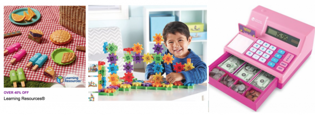 Zulily: Learning Resources Educational Toys More Than 40% Off!