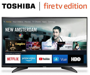 Prime Deal of the Day: Toshiba  43-inch 1080p Full HD Smart LED TV – Fire TV Edition Just $179.99!