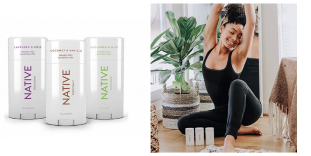 Native Deodorant – Natural Deodorant 3 Pack $25.20 Today Only! (Reg. $36.00)