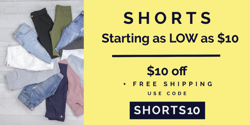 Fashion Friday at Cents of Style! CUTE Summer Shorts – Additional $10 Off! Plus FREE shipping!