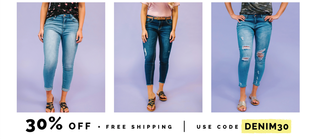 Cents of Style What We Wear Wednesday! CUTE Denim Jeans – Additional 30% Off! FREE SHIPPING!