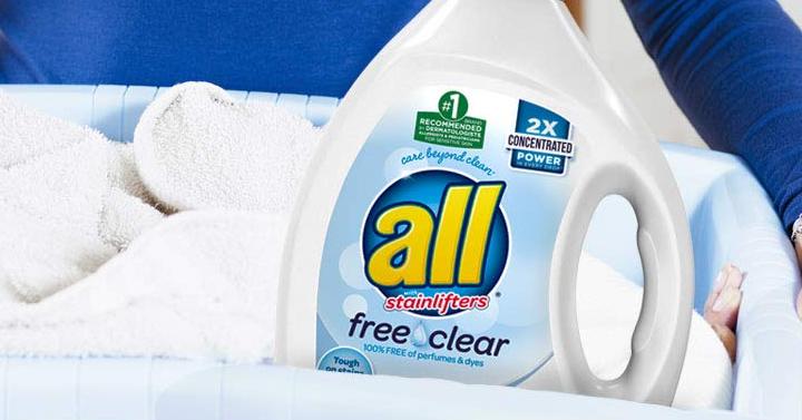 all Liquid Laundry Detergent, 2X Concentrated, 110 Loads – Only $12.14!