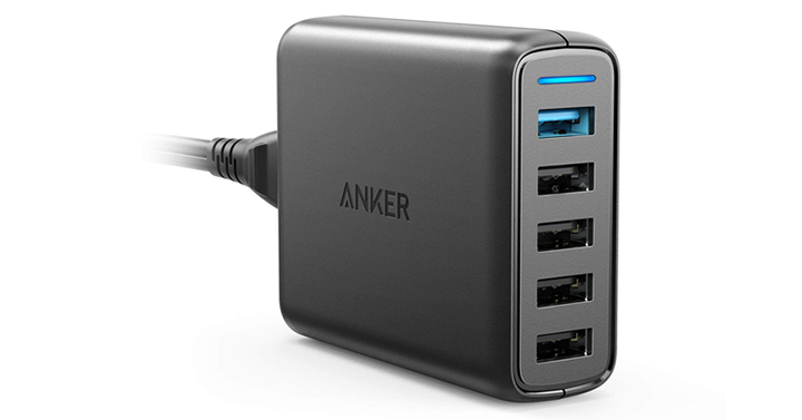 Anker Quick Charge 5-Port USB Wall Charger – Just $22.49!