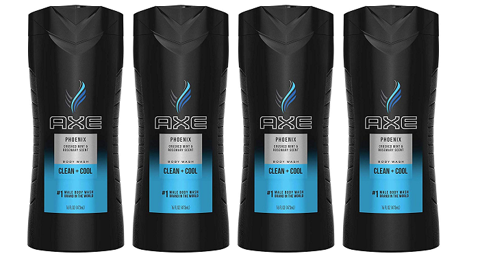 AXE Body Wash for Men 4 Count (16oz) Only $2.59 Each!