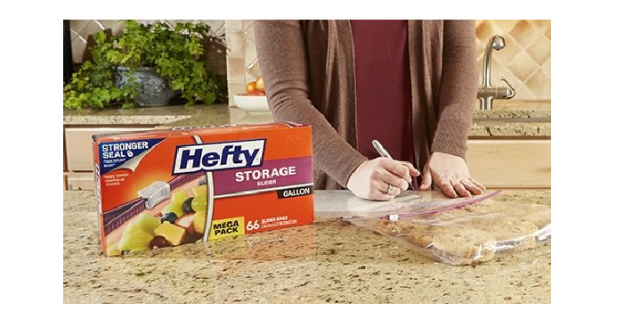 Hefty Slider Food Storage Bags – Quart Size, 78 Count Only $5.17 Shipped!