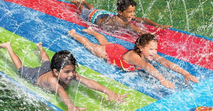 BANZAI Triple Racer Water 16-Ft Slide – Only $18.89!