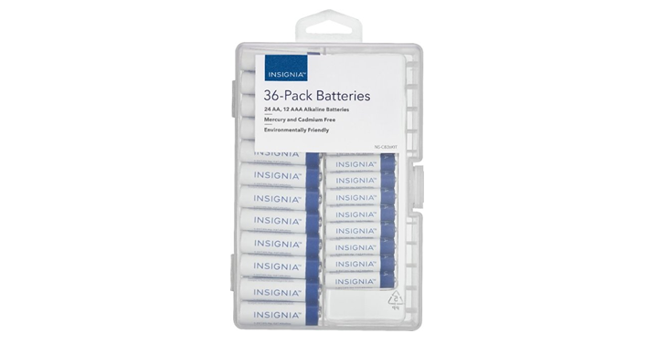 Insignia AA / AAA Batteries (36-Pack) – Just $6.99! Was $13.99!