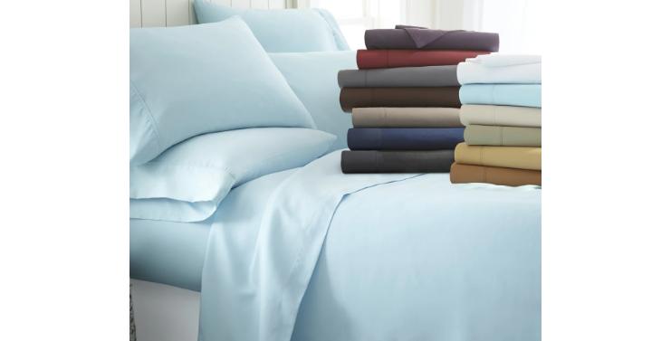 Cloud Soft Luxury 6-Piece Bed Sheet Set – Only $26.99!