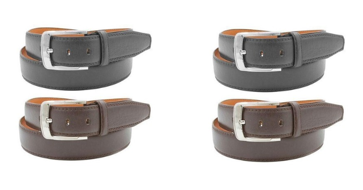Mens Black And Brown Genuine Leather Belts (2-Pack) Only $10.99 Shipped! That’s Only $5.50 Each!