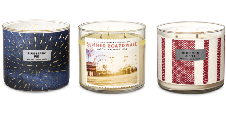 Bath & Body Works: 3-Wick Candles as low as $8.00 Each & Hand Soap Only $2.48!
