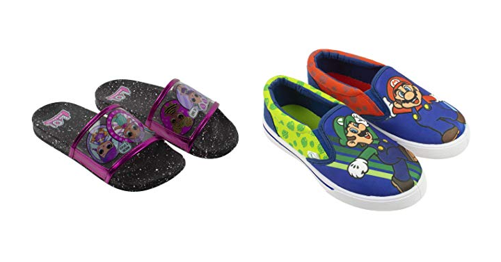 Save up to 30% on Kids Footwear from Their Favorite Characters! Priced from $11.18!