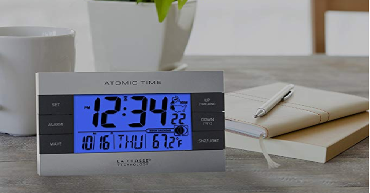 La Crosse Technology Atomic Digital Alarm Clock Only $11.68!