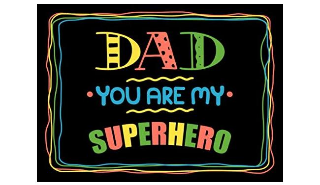 Dad You Are My Superhero – Fill in the Blank Book – Only $6.29!