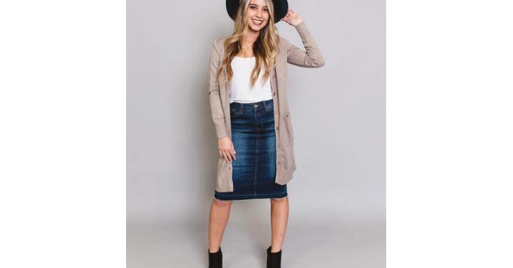 Denim Skirt – Only $19.99!