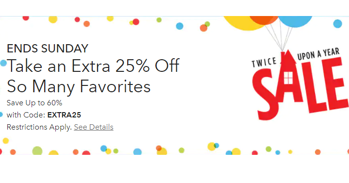 Shop Disney: Take an Extra 25% off Twice Upon a Year Sale!