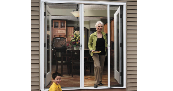 ODL 36 in. x 80 in. Brisa White Standard Retractable Screen Door Only $139 Shipped! (Reg. $196)