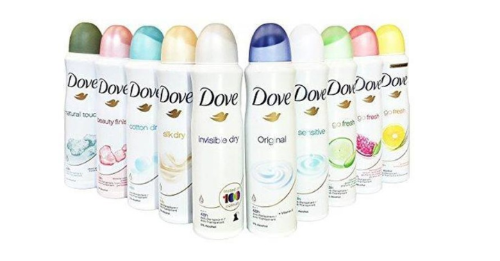 Dove Antiperspirant Spray Deodorant (10 Pack) Only $27.99 Shipped!That’s Only $2.79 Each!