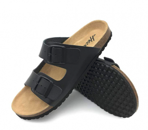 Women’s Comfort Slides Double Buckle Adjustable EVA Flat Sandals $12.99