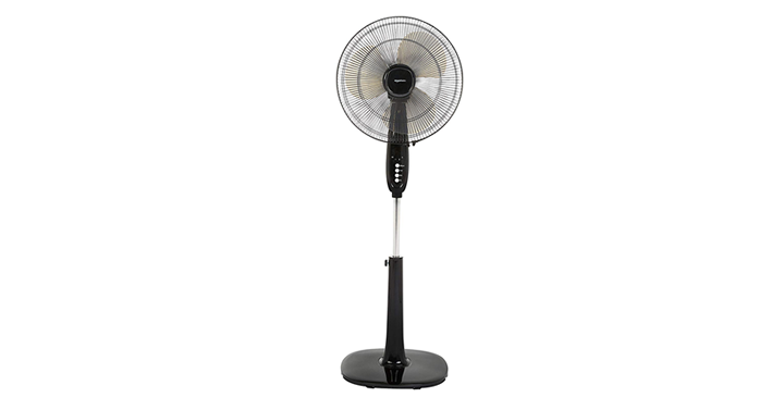 AmazonBasics Oscillating Dual Blade Standing Pedestal Fan with Remote – 16-Inch – Just $38.76!