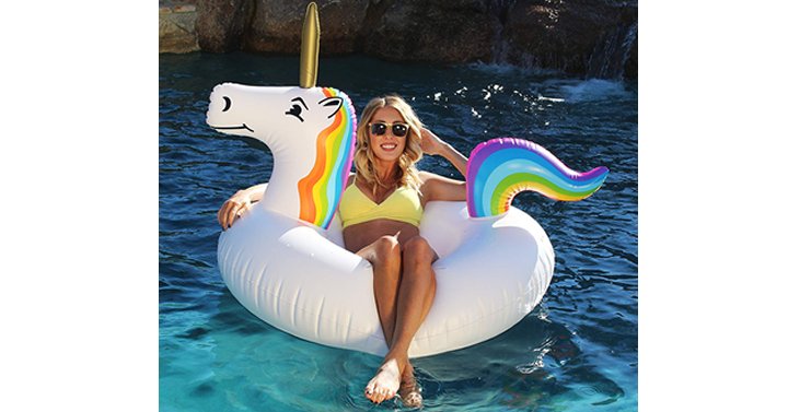 GoFloats Unicorn Pool Float – Now Just $16.59!