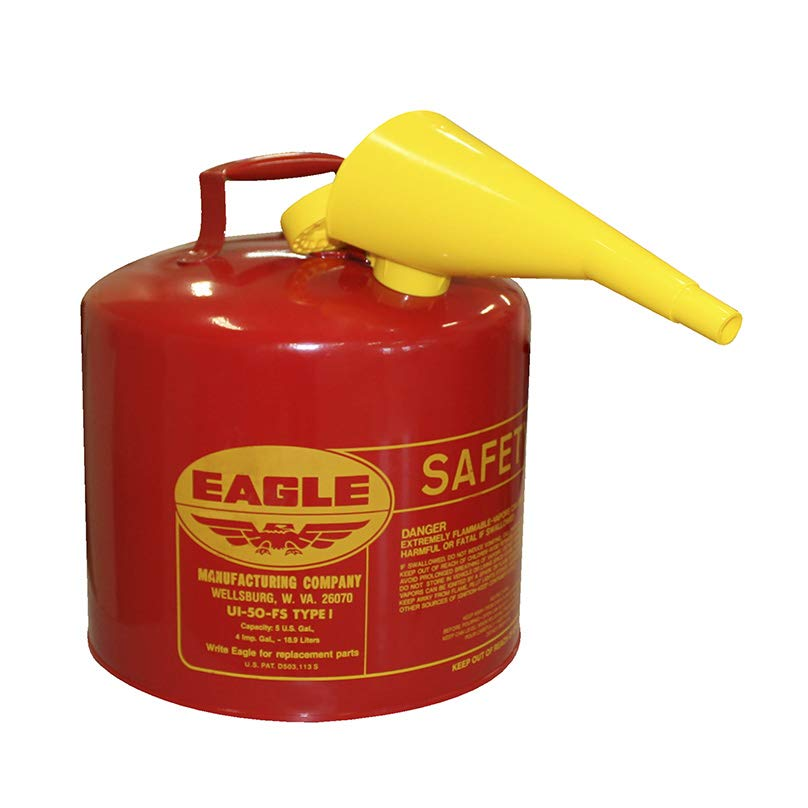 Eagle Red Galvanized Steel Type 1 Gasoline Safety Can (5 Gallon) Only $34.95 Shipped!