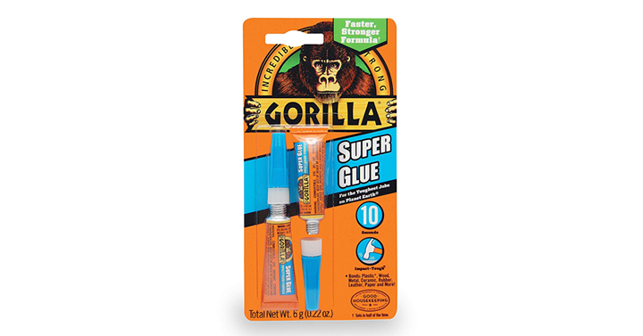 Gorilla Super Glue, Two 3 Gram Tubes – Just $3.97!