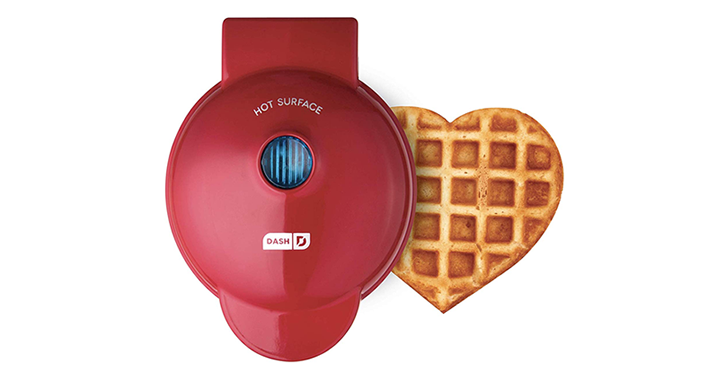 Dash Mini Heart Maker Waffle Iron – Now Just $11.99!