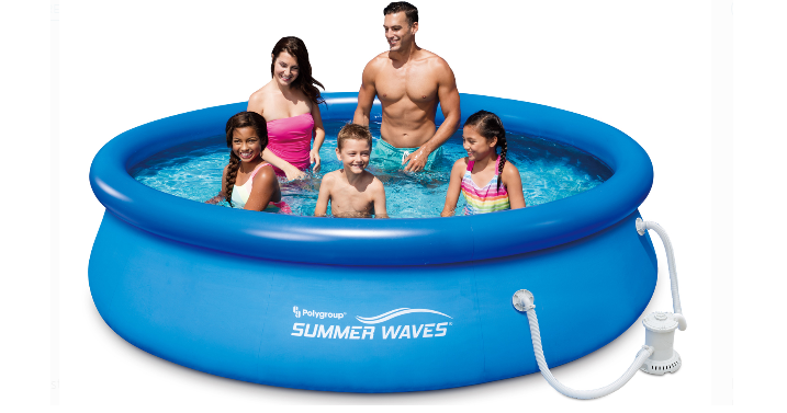 Summer Waves 10’x30″ Quick Set Inflatable Above Ground Pool Only $48 Shipped!