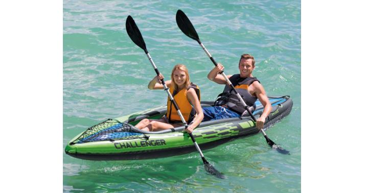Intex Challenger 2-Person Inflatable Kayak Set – Only $60.74!