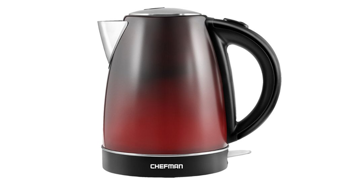 CHEFMAN 1.7L Color Changing Electric Kettle – Just $24.99! Was $49.99!