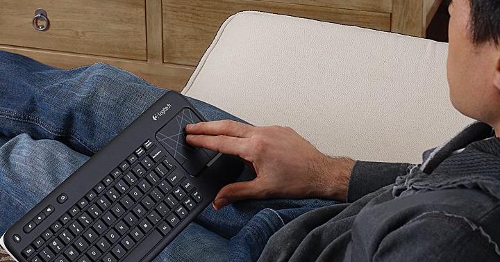 Logitech Wireless Touch Keyboard with Built-In Multi-Touch Touchpad – Only $18.99!