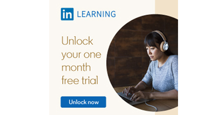 Try LinkedIn Learning free for one month!