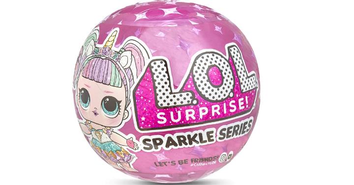 L.O.L. Surprise! Sparkle Series with Glitter Finish & 7 Surprises – Only $10.88!