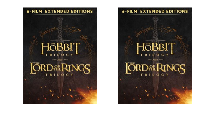 The Hobbit Trilogy, The Lord of the Rings Trilogy: Middle Earth Extended Editions 6 Film Collection Only $39.99! (Reg. $107)