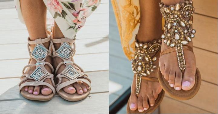 MUK LUKS Women’s Gladiator Sandals – Only $21.99!