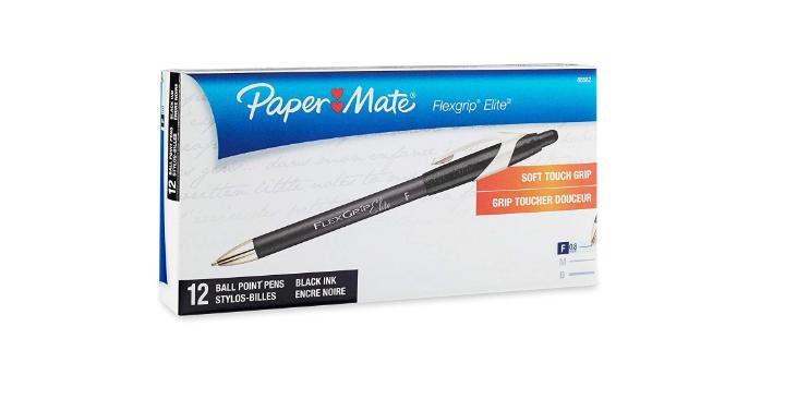 Paper Mate FlexGrip Elite Retractable Ballpoint Pens – Only $4.99!