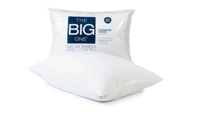 The Big One Microfiber Pillow Only $2.54! (Reg. $9.99)