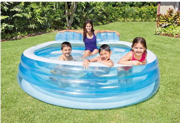 Intex Swim Center Inflatable Family Lounge Pool – Only $23.99!