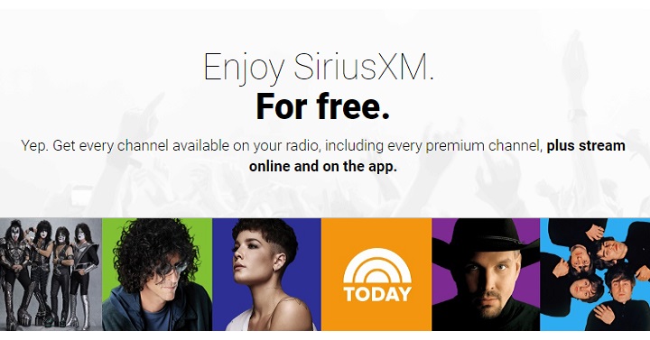 3 Months FREE Trial of SiriusXM Radio!