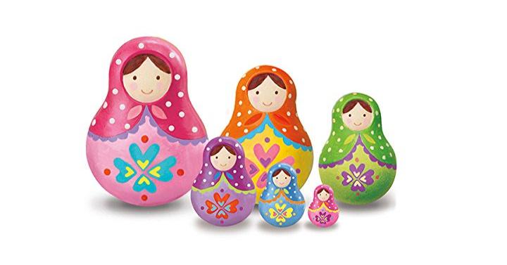 4M Paint Your Own Trinket Box Russian Doll Kit – Only $8!