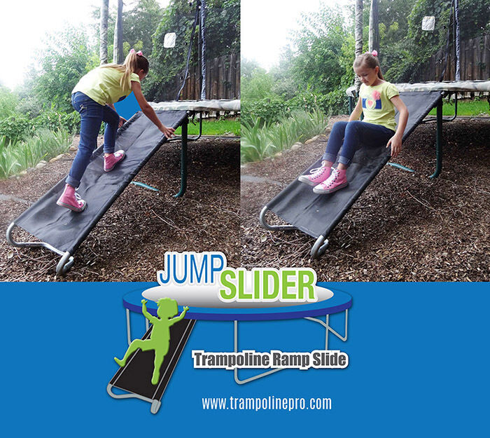 Trampoline Jump Slider Ramp Slide