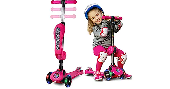 2-in-1 Scooter for Kids with Folding Removable Seat – Now Just $47.00!